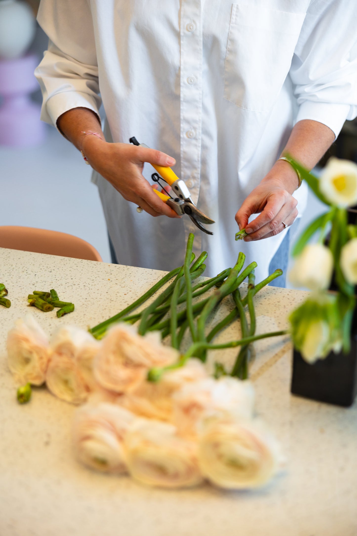 Buket sezonskih ranunkula