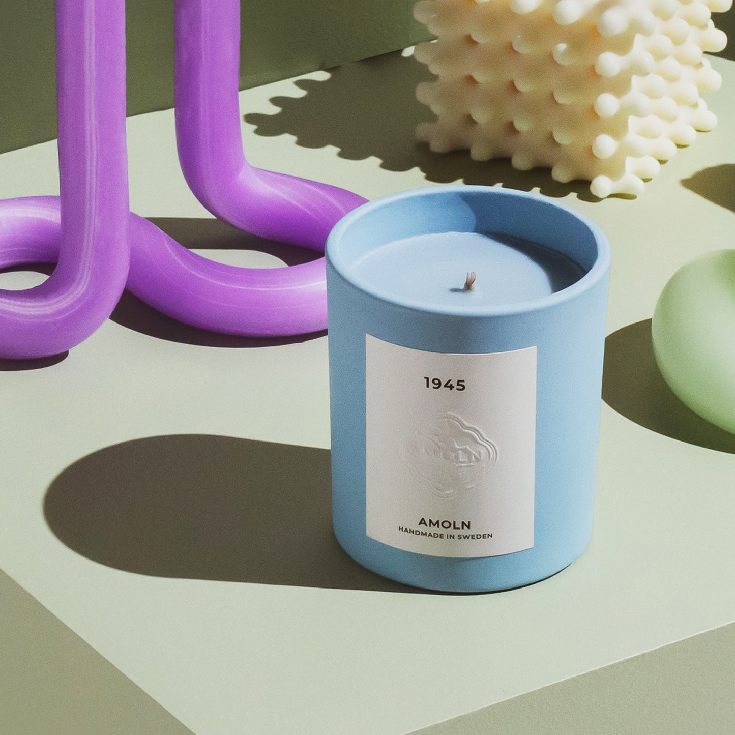 AMOLN Blue Monochromatic Candle 270 g